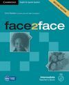 FACE 2 FACE 2ND INTERM TB SPANISH ED + DVD