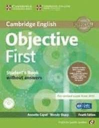 CAMBRIDGE OBJECTIVE FCE 4TH SPANISH SB + WB PACK KEY