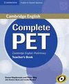 CAMBRIDGE COMPLETE PET TEACHER`S BOOK SPANISH ED