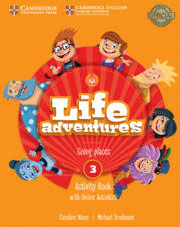 LIFE ADVENTURES 3 WB/HOME BOOKLET & ONLINE ACT
