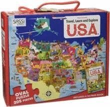 USA. OVAL PUZZLE 205 PIECES